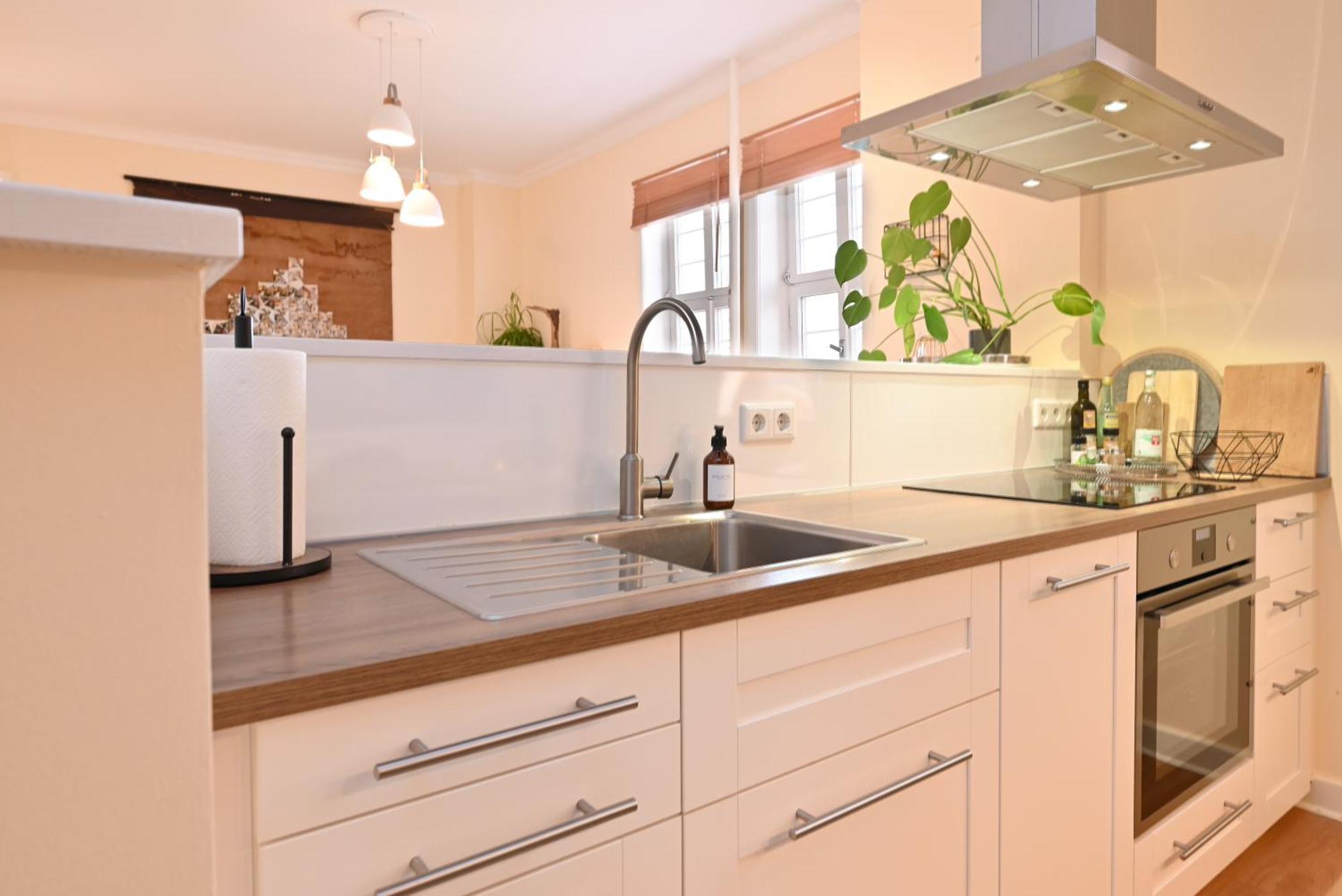 Graefin Anna - Design-Apartment In Der Historischen Hinterburg Schlitz - Nahe Fulda Und Bad Hersfeld Bagian luar foto